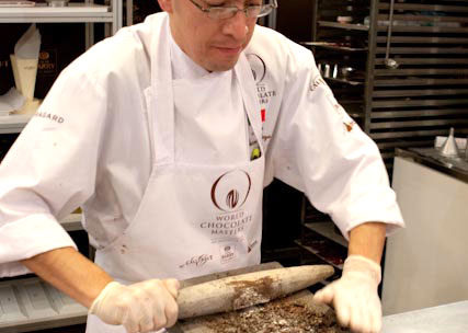 World Chocolate Master Chef Oscar Ortega in Jackson Hole Wyoming.