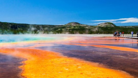 yellowstone grand prismatic boardwalk